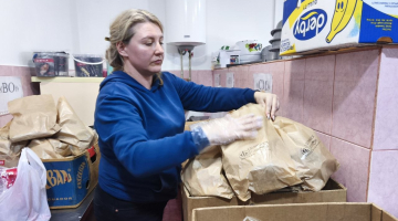 24 квітня команда громадської організації «Простір ідей» вирушила з черговою поїздкою в межах проєкту «Ділимося хлібом» до села Паліївка.